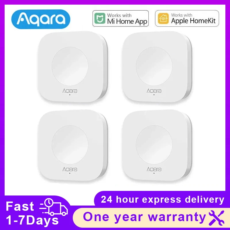 Smart Home Apple - Беспроводной мини-переключатель Aqara zigbee, сенсорный концентратор