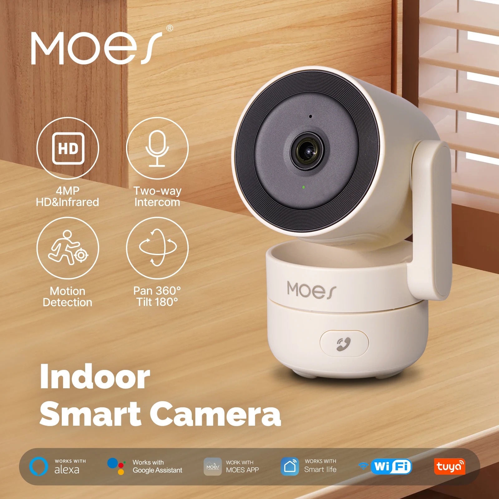 Smart Home Imou - MOESTuya Wi-Fi Крытая умная камера безопасности