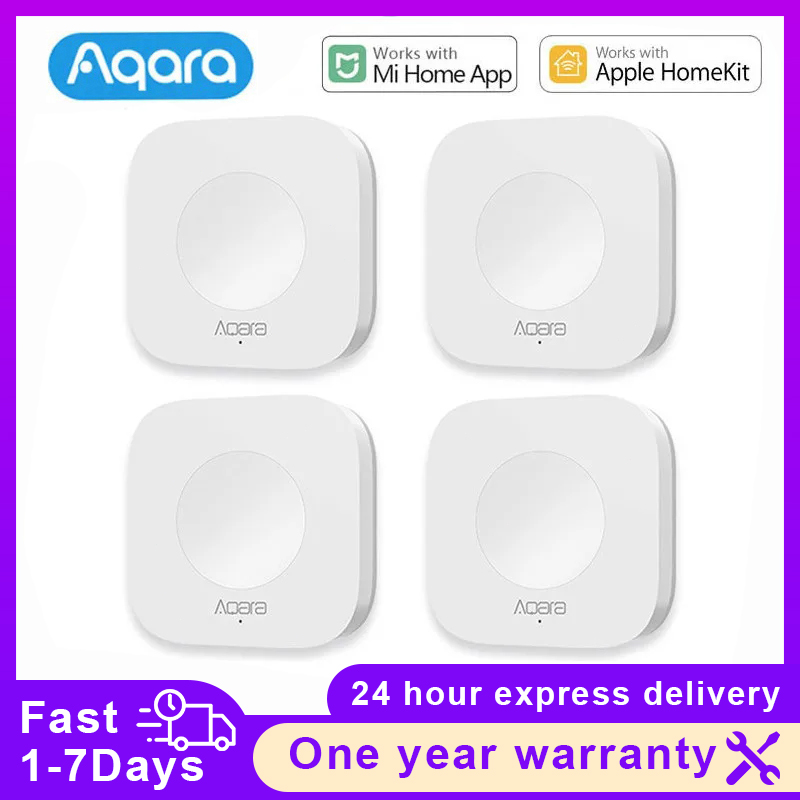 Smart Home Apple - Умный Беспроводной Выключатель Aqara Zigbee, универсальная