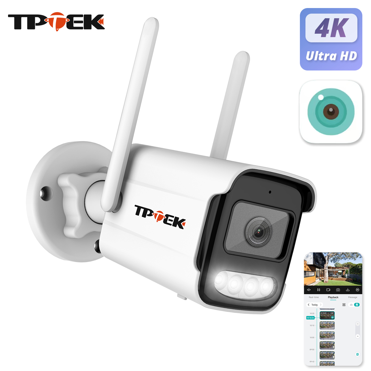 Smart Home Imou - 8 МП 4K IP-камера Wi-Fi беспроводная