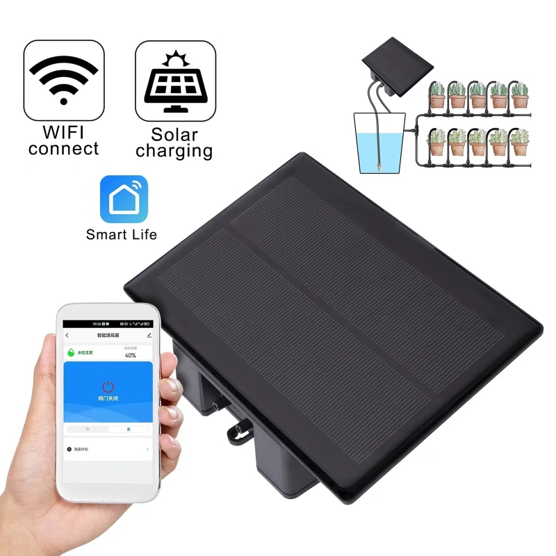 Smart Home Energy - WIFI Солнечная автоматическая поливочная машина, комплект