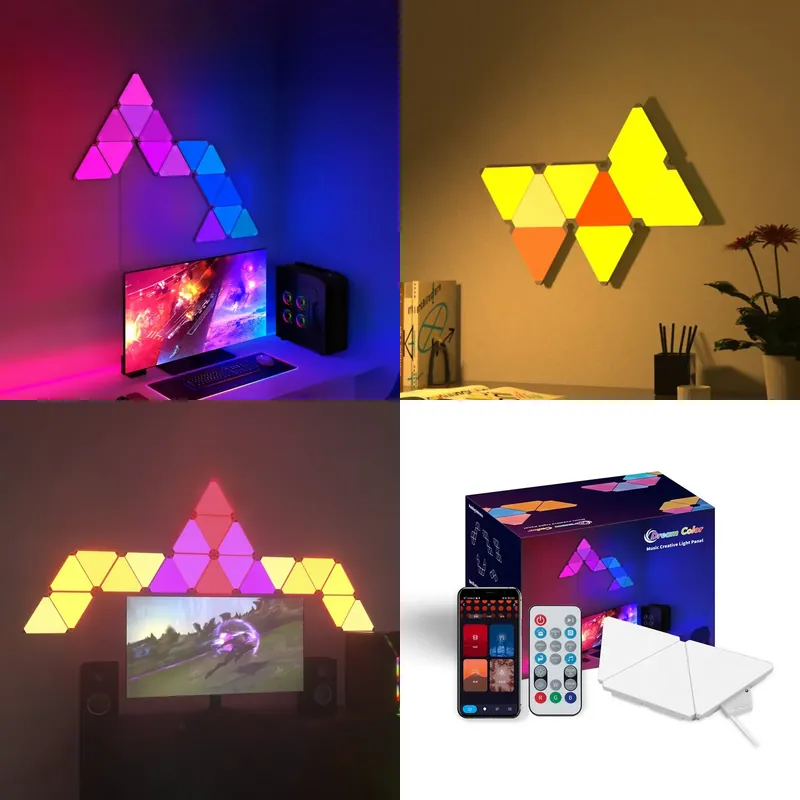 Smart Home Panel - Светодиодные RGB-панели Banqcn Triangle для игровой