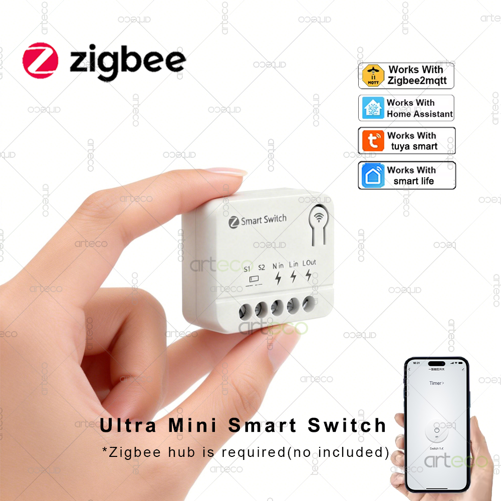 Smart Home Zentrale - Мини-выключатель Zigbee DIY: модуль умного переключателя