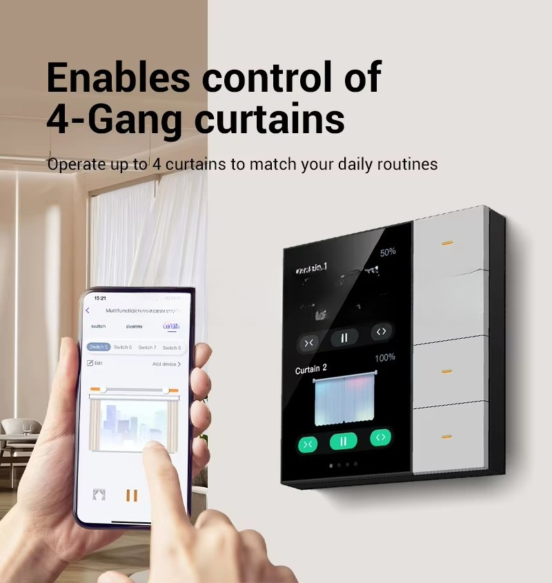 4-клавишный сенсорный настенны – обзор и цена Smart Home Panel