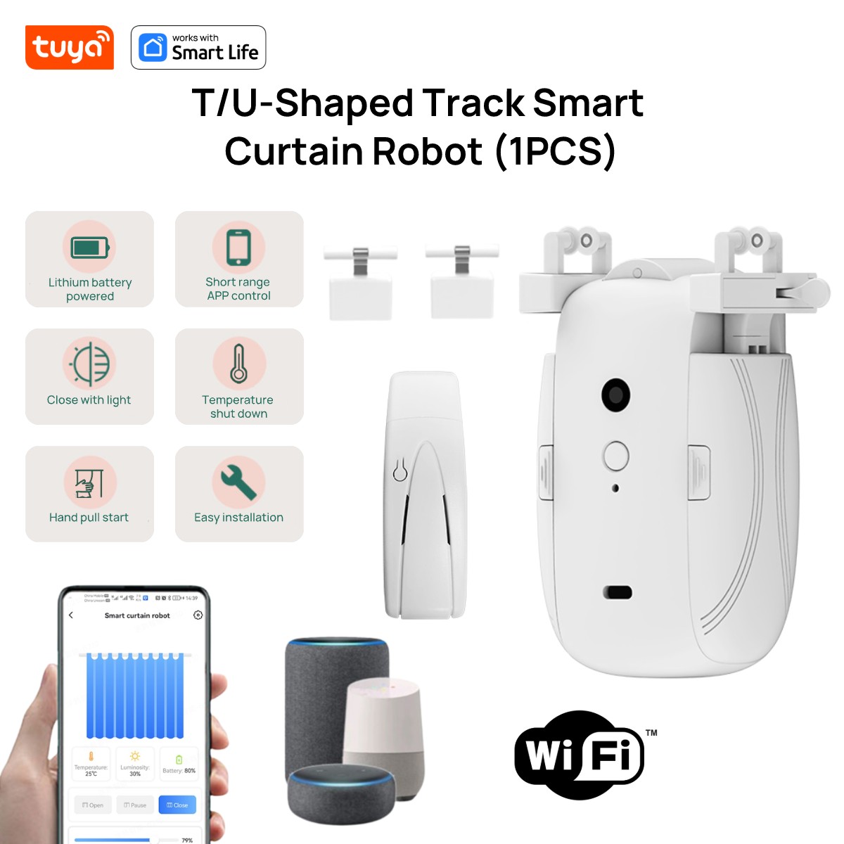 Робот Tuya Smart WiFi Curtain  – обзор и цена Smart Home Zentrale