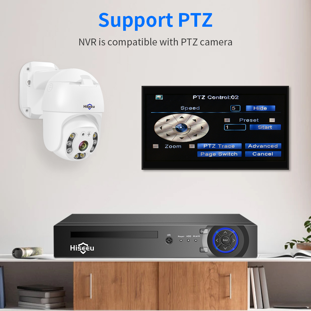 Hiseeu 4CH 10CH 16CH 4K 8MP 5M – обзор и цена Security Ip Camera