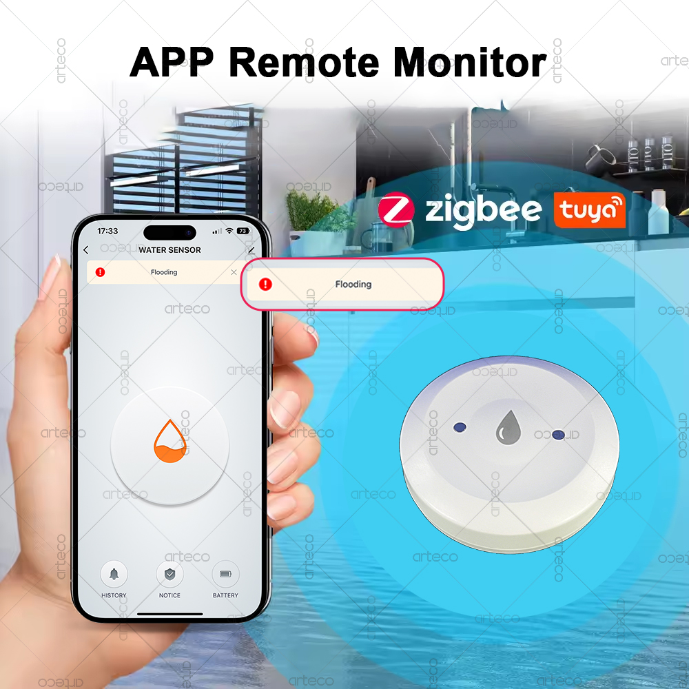 Умный датчик воды Tuya Zigbee, – обзор и цена Smart Home Zentrale