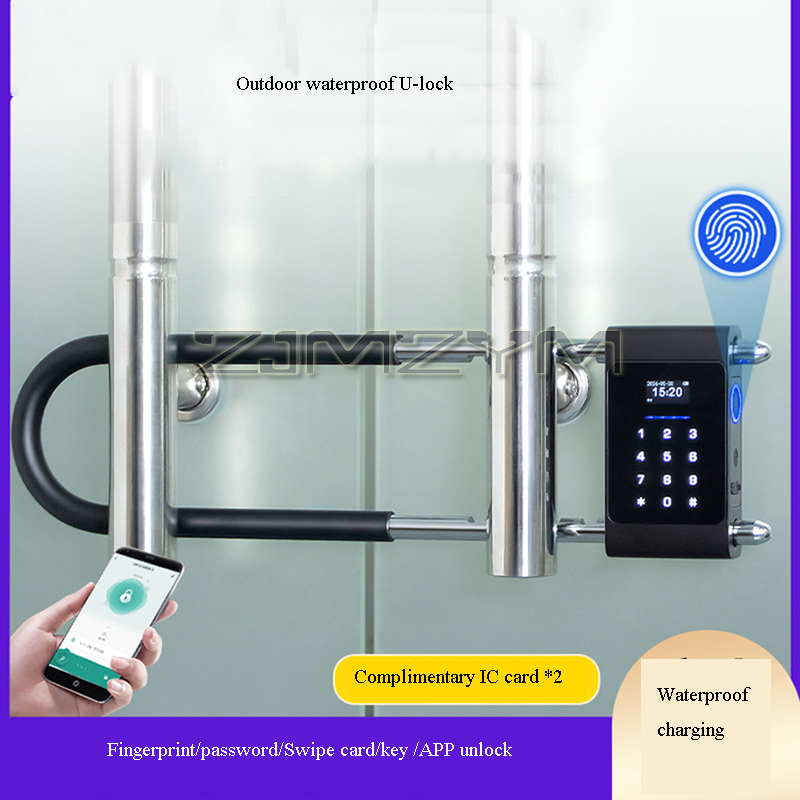 U-образный замок с отпечатком  – обзор и цена Smart Door Lock