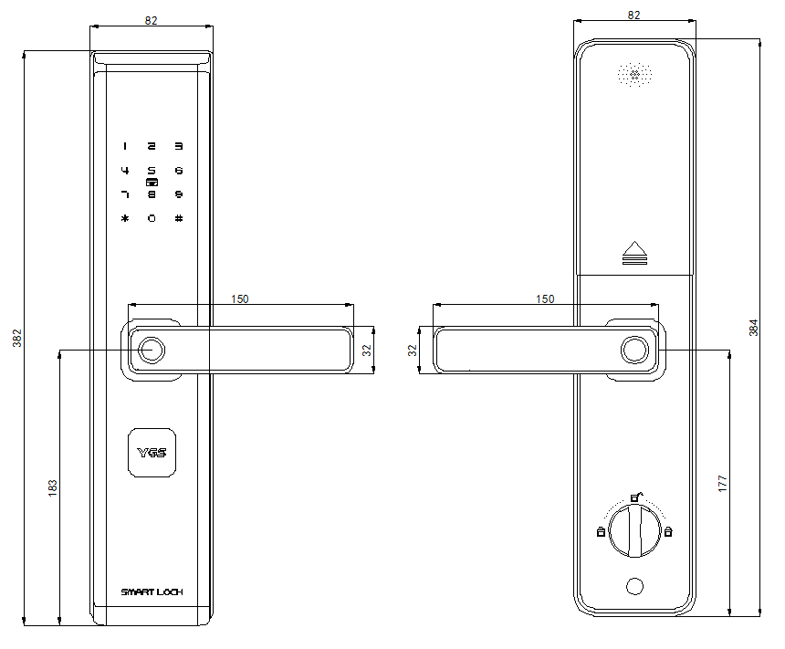 Усовершенствованные цифровые д – обзор и цена Smart Door Lock