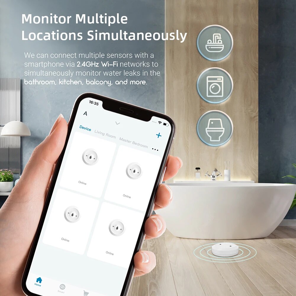 Датчик протечки воды Zigbee 3. – обзор и цена Smart Home Zentrale