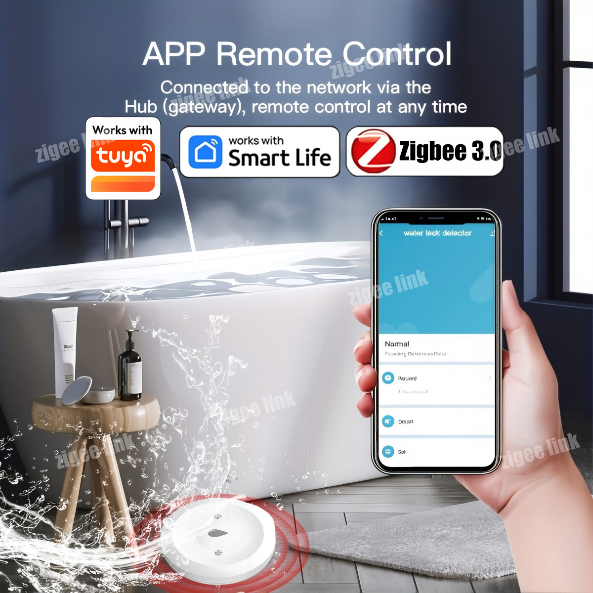 Датчик воды ZigBee 3.0: Умный  – обзор и цена Smart Home Zentrale