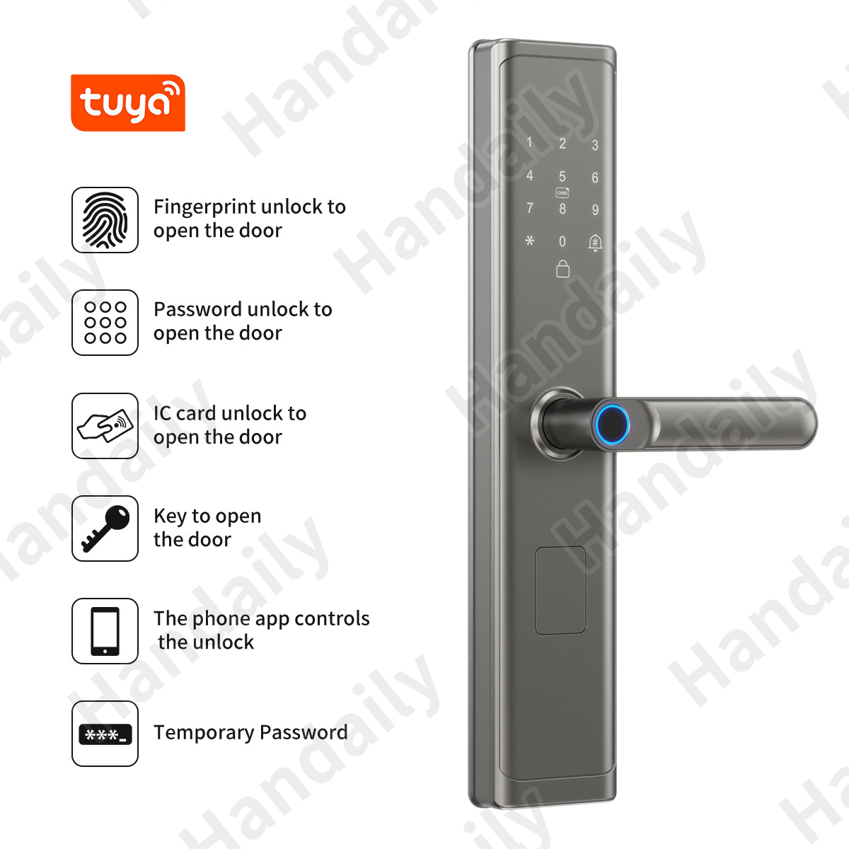 Умный цифровой замок Tuya Wifi – обзор и цена Smart Door Lock