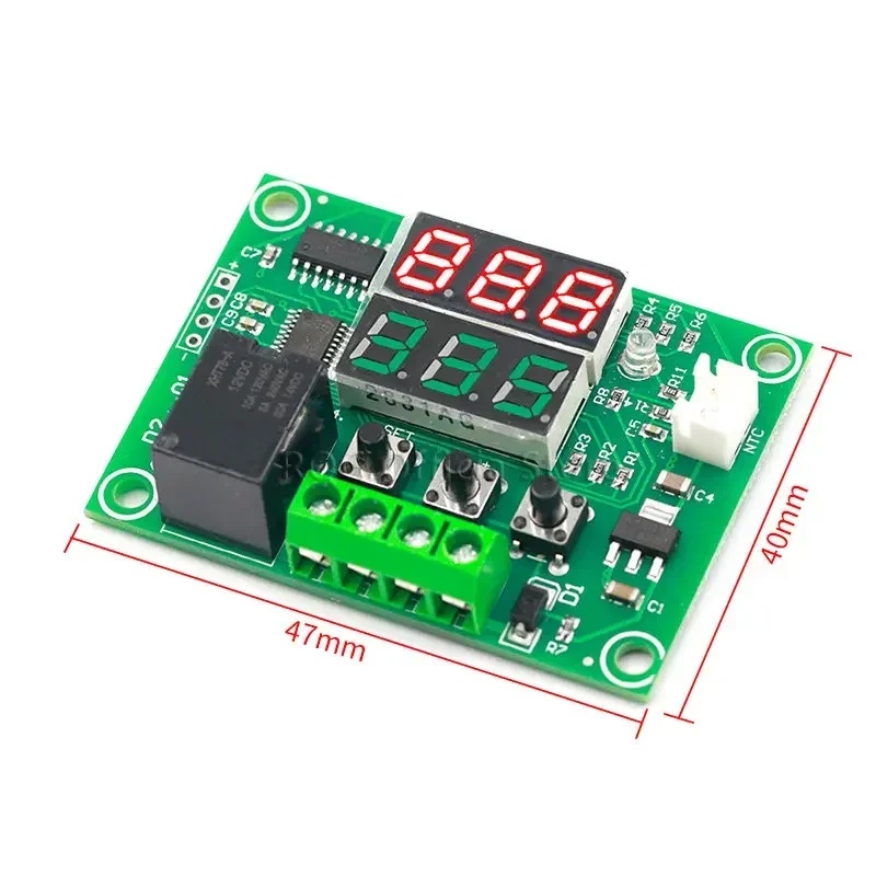XH-W1219 W1219 DC12V Двухканал – обзор и цена Temperature Sensor